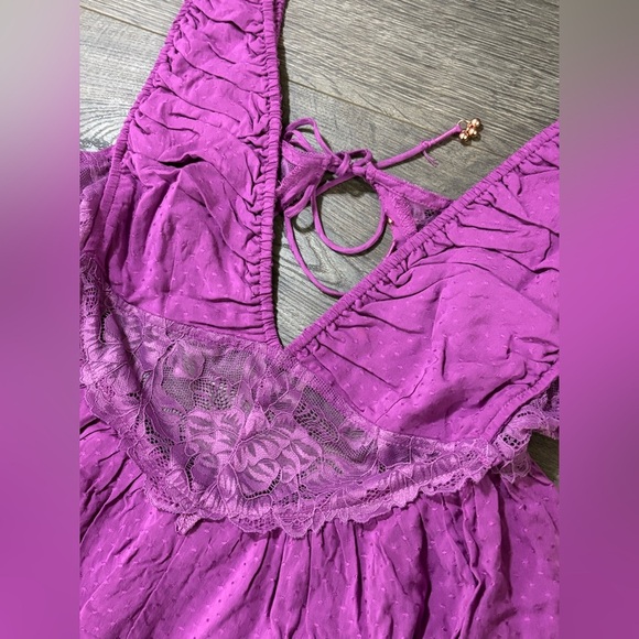 *NWT* Free People Spring Fling Romper - Purple - Picture 7 of 8